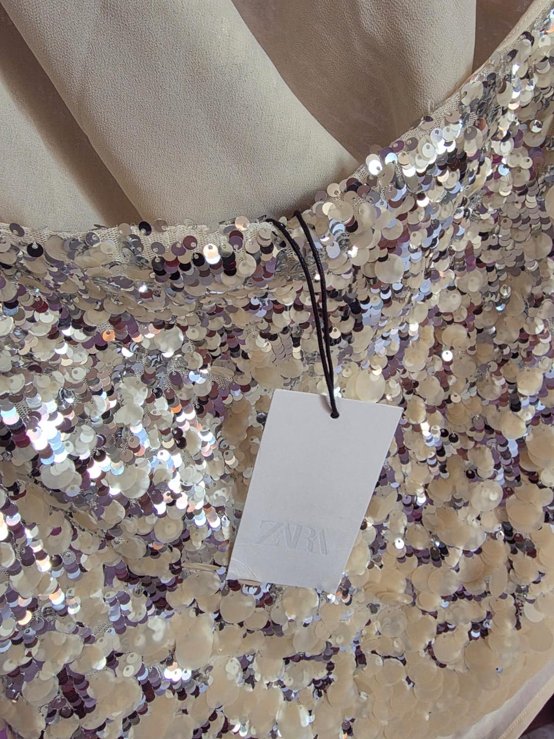 ZW COLLECTION SEQUIN HALTER DRESS - Image 4