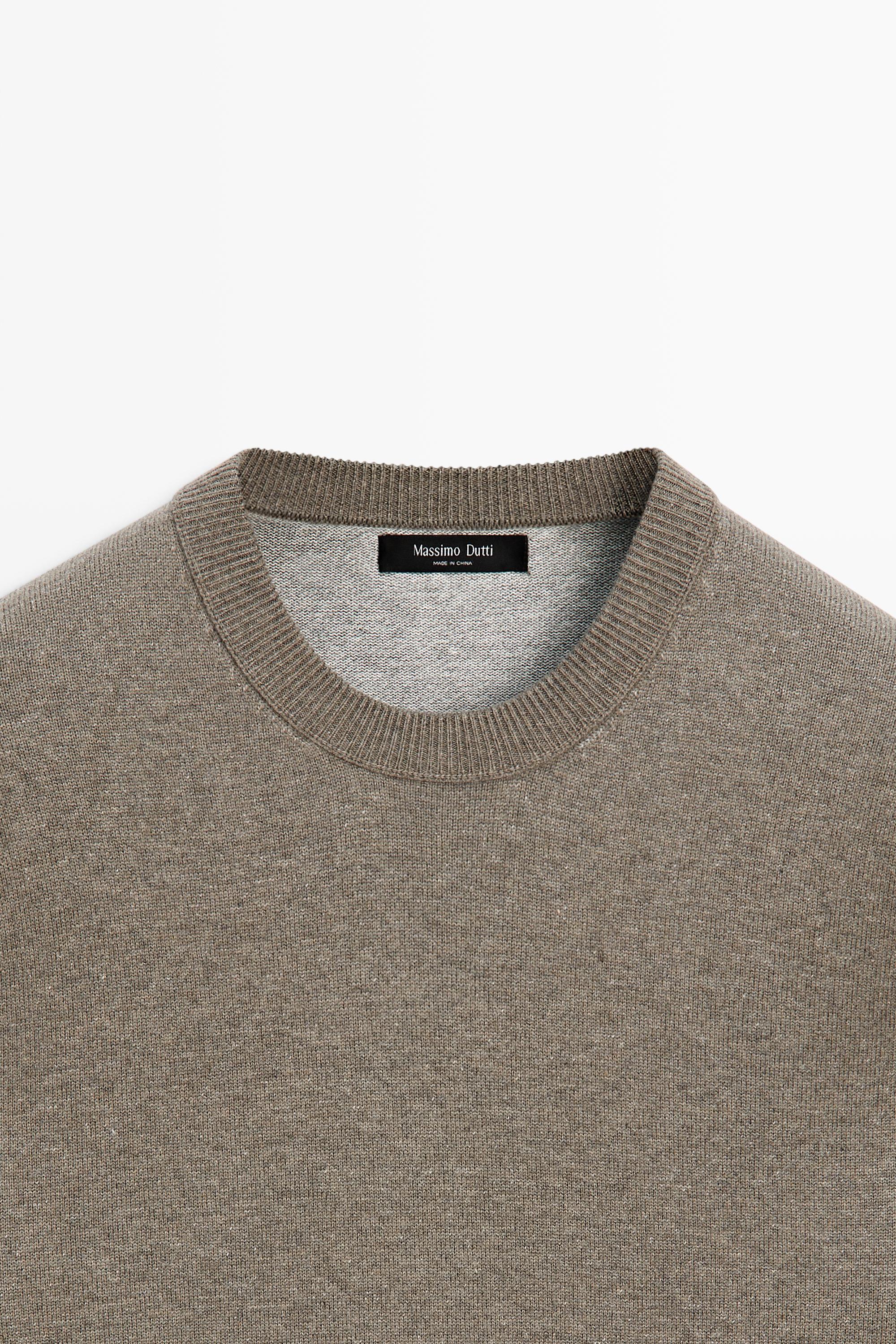 Pull en maille coton mélangé