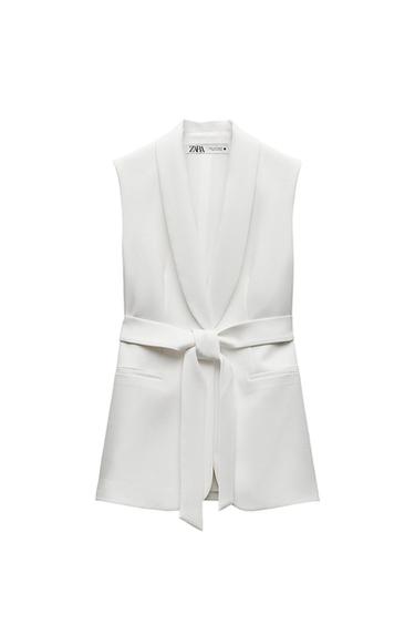TUXEDO COLLAR VEST ZW COLLECTION