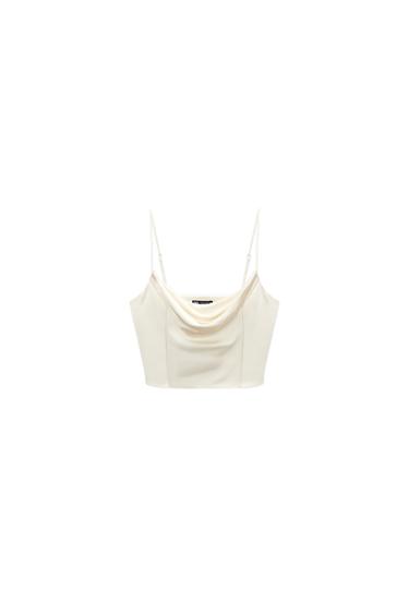 TOP CROP SATINADO