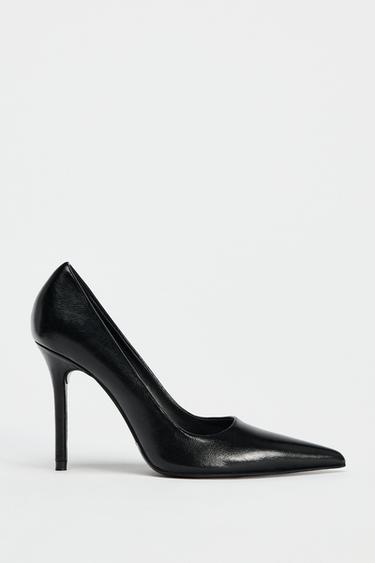 ZAPATO TACÓN FINO - Negro de Zara