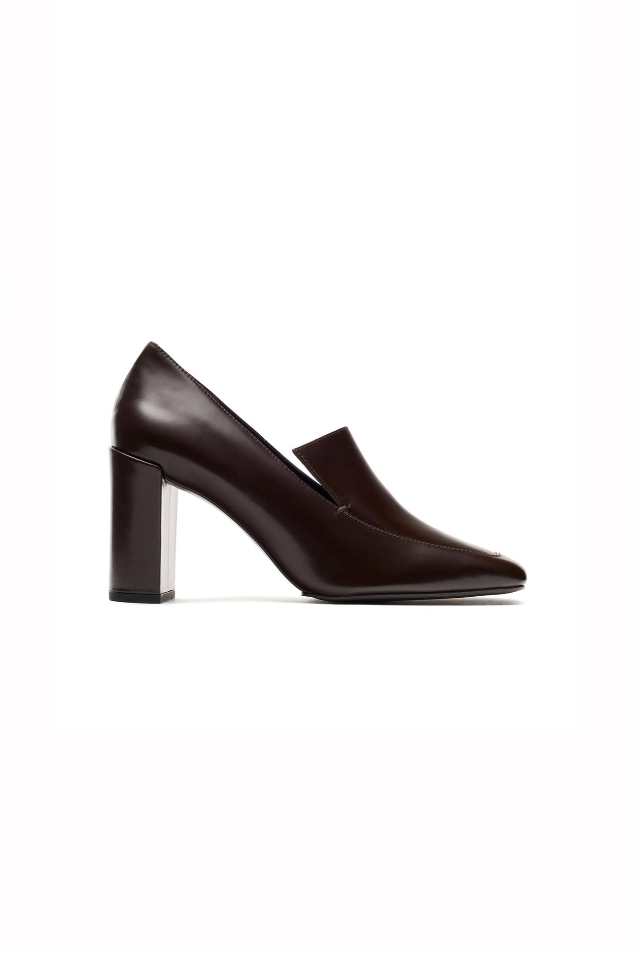 Leather heel loafer - LIMITED EDITION — Burgundy Red