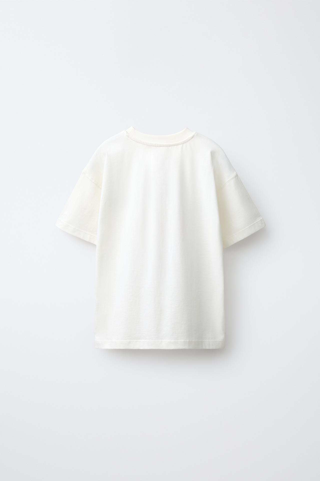 VARSITY PRINT T-SHIRT — White