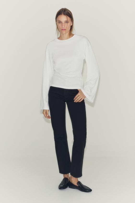 FITTED SUPIMA® T-SHIRT - White by Zara - Image 0