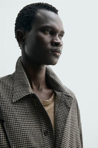 CHECK OVERSHIRT - Grey by Zara - Image 5