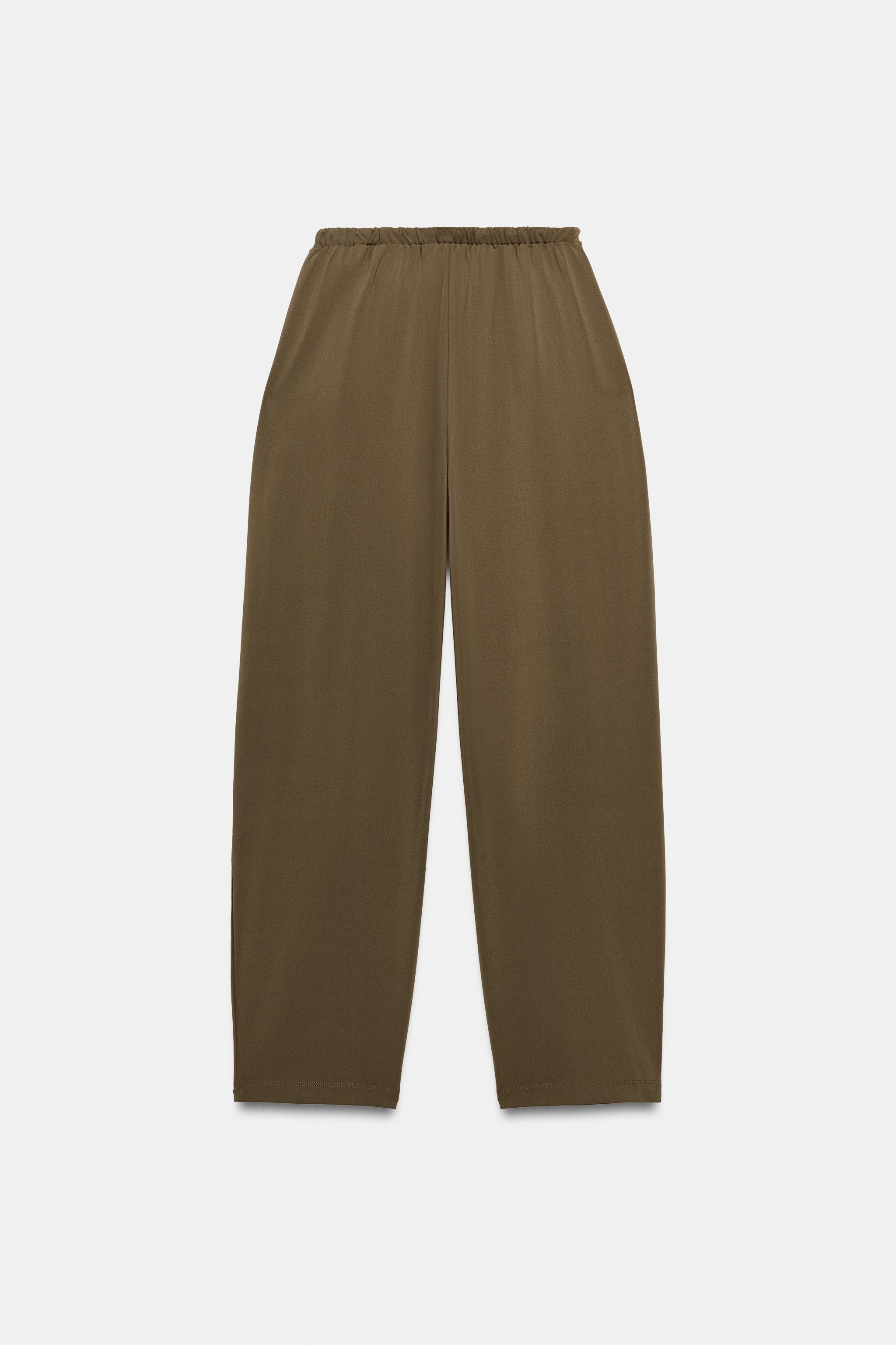 TEXTURED POCKET PANTS