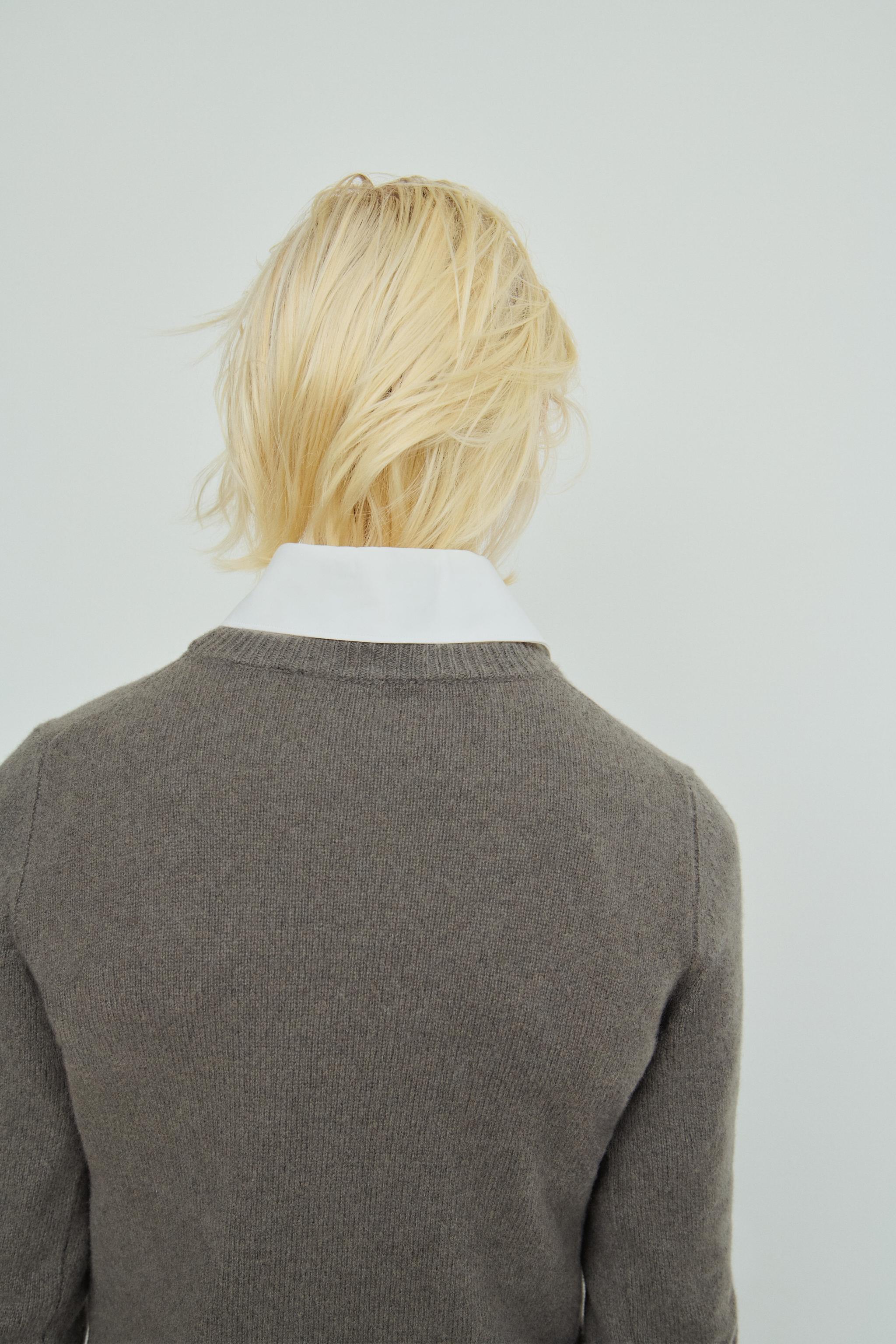 Женские свитеры Zara CASHMERE WOOL BLEND JUMPER — фото 2