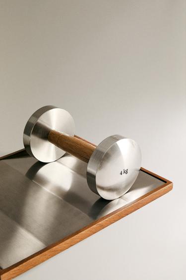 SUPPORT HALTÈRES CHÊNE ACIER - Marron de Zara - Image 3