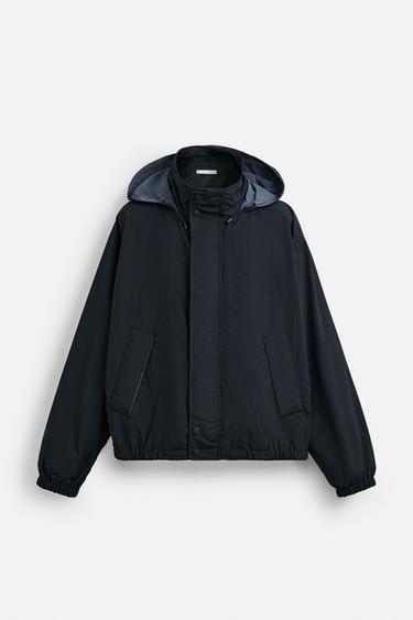 WATER-REPELLENT TECHNICAL JACKET - Navy blue by Zara - Image 6