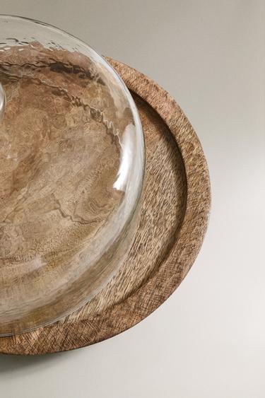 HAMMERED CAKE STAND - Light beige by Zara - Image 2