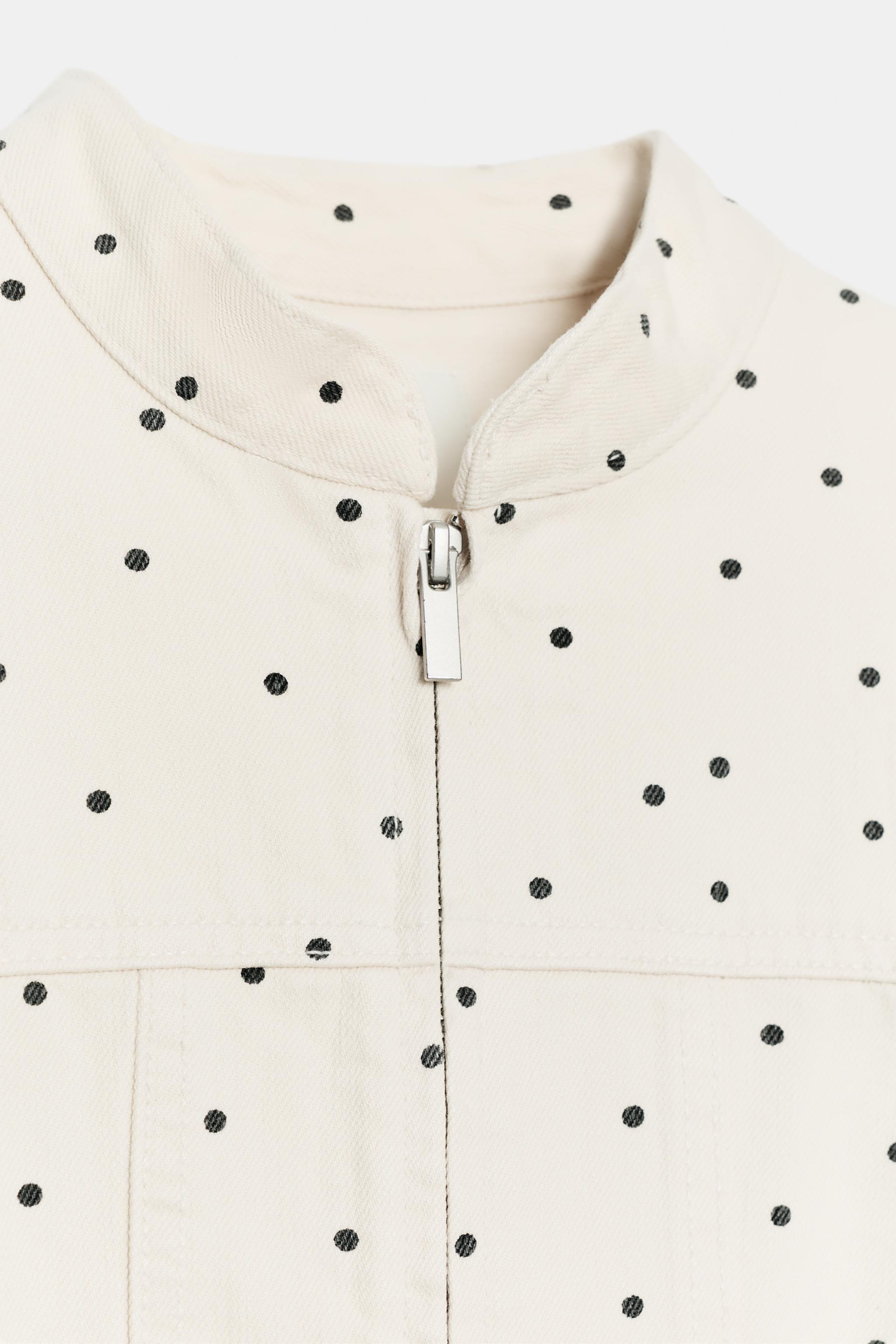 POLKA DOT FITTED JACKET