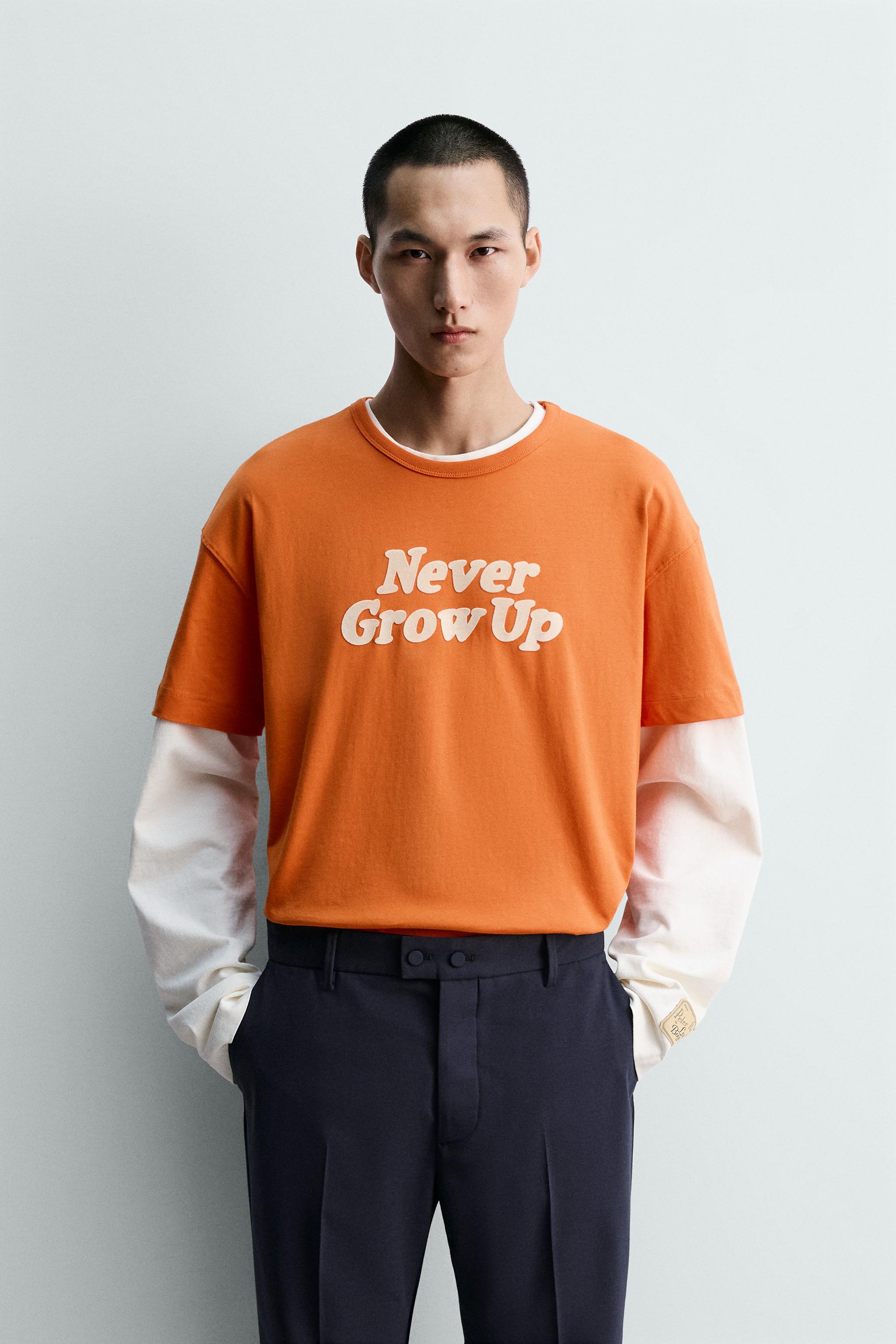 HARRY LAMBERT FOR ZARA X DISNEY PRINTED TEXT T-SHIRT