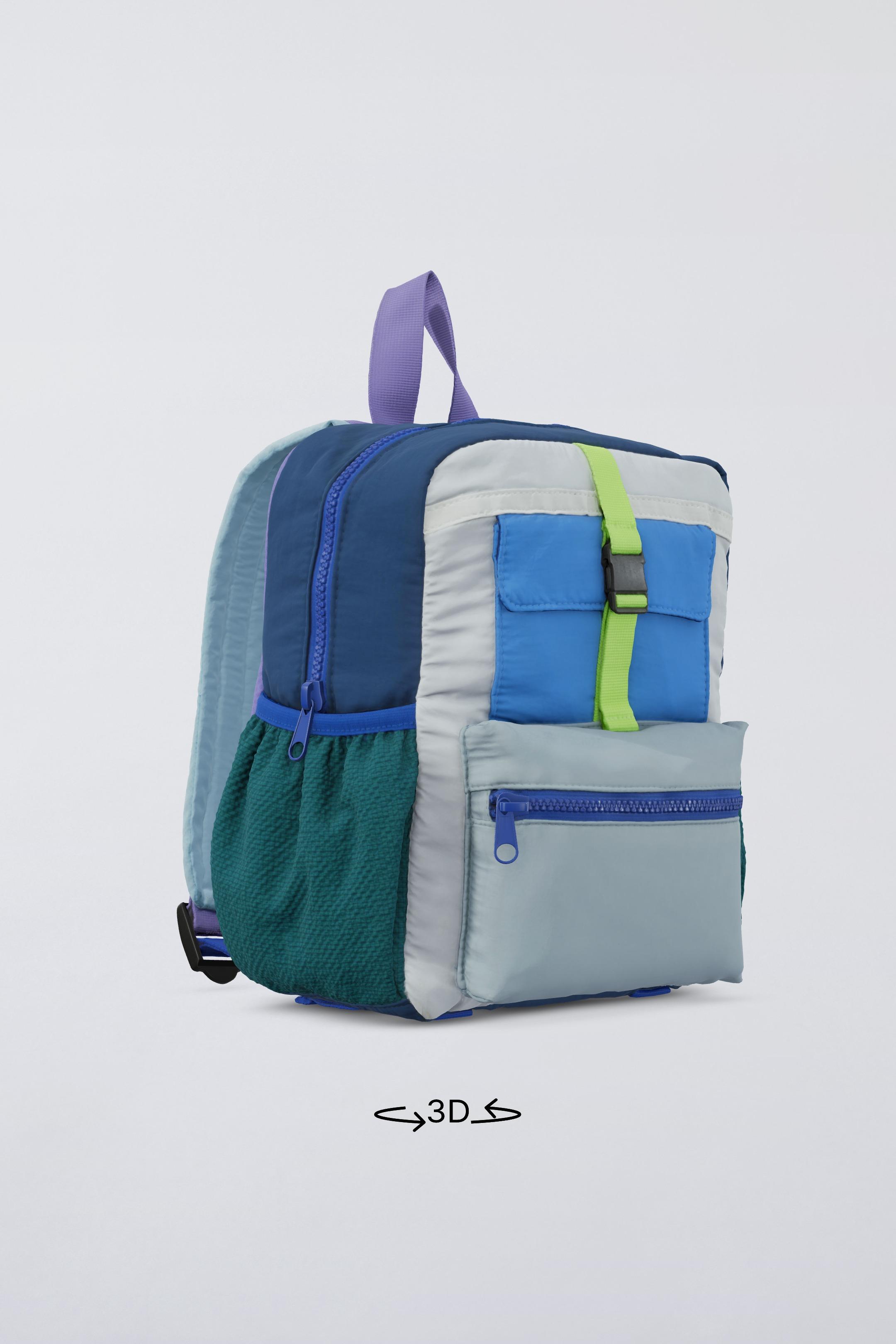 COLORBLOCK BACKPACK Blue ZARA United States