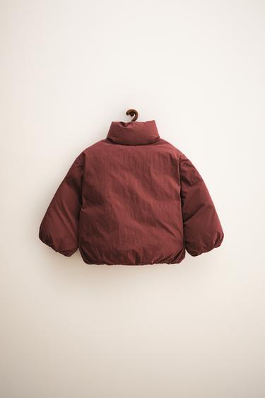 ZARA TIMELESS - PADDED COAT - Burgundy by Zara - Image 1