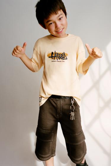 GARFIELD © PAWS INC PRINTED T-SHIRT - Tangerine by Zara