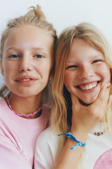 T-SHIRT IMPRIMÉ MOCHI - Rose de Zara