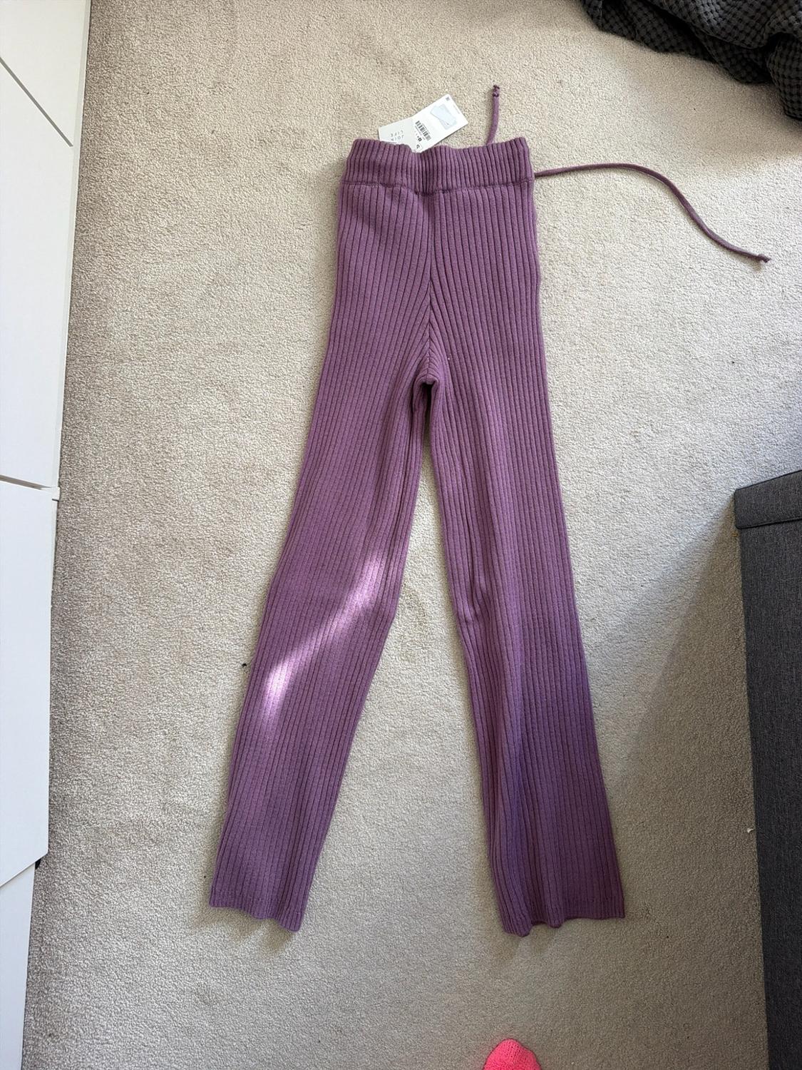 RIBBED KNIT TROUSERS - Image 3