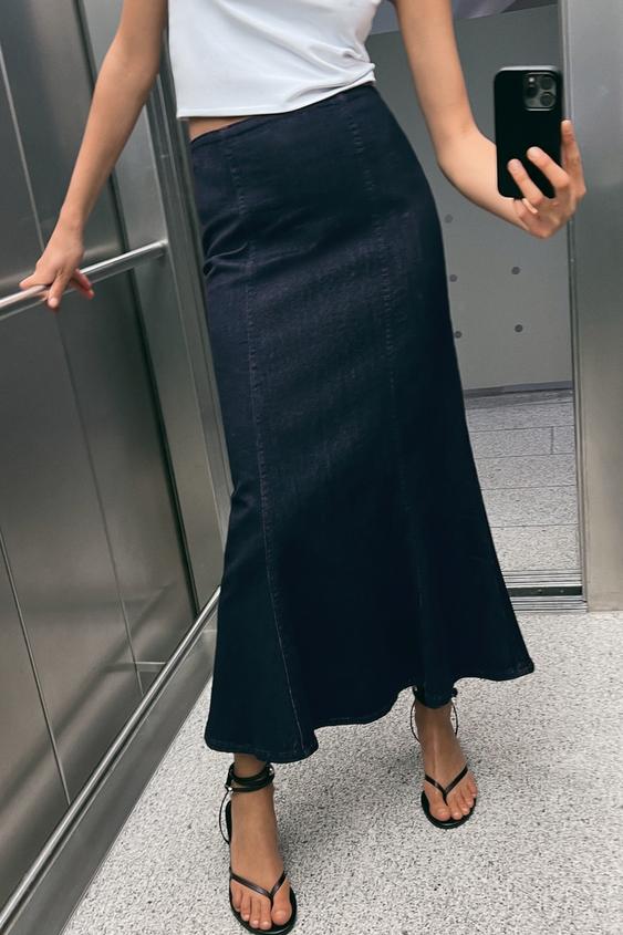 Buy Zivame All Day Short Length Shaping Skirt for Women - Sky Captain Blue  at