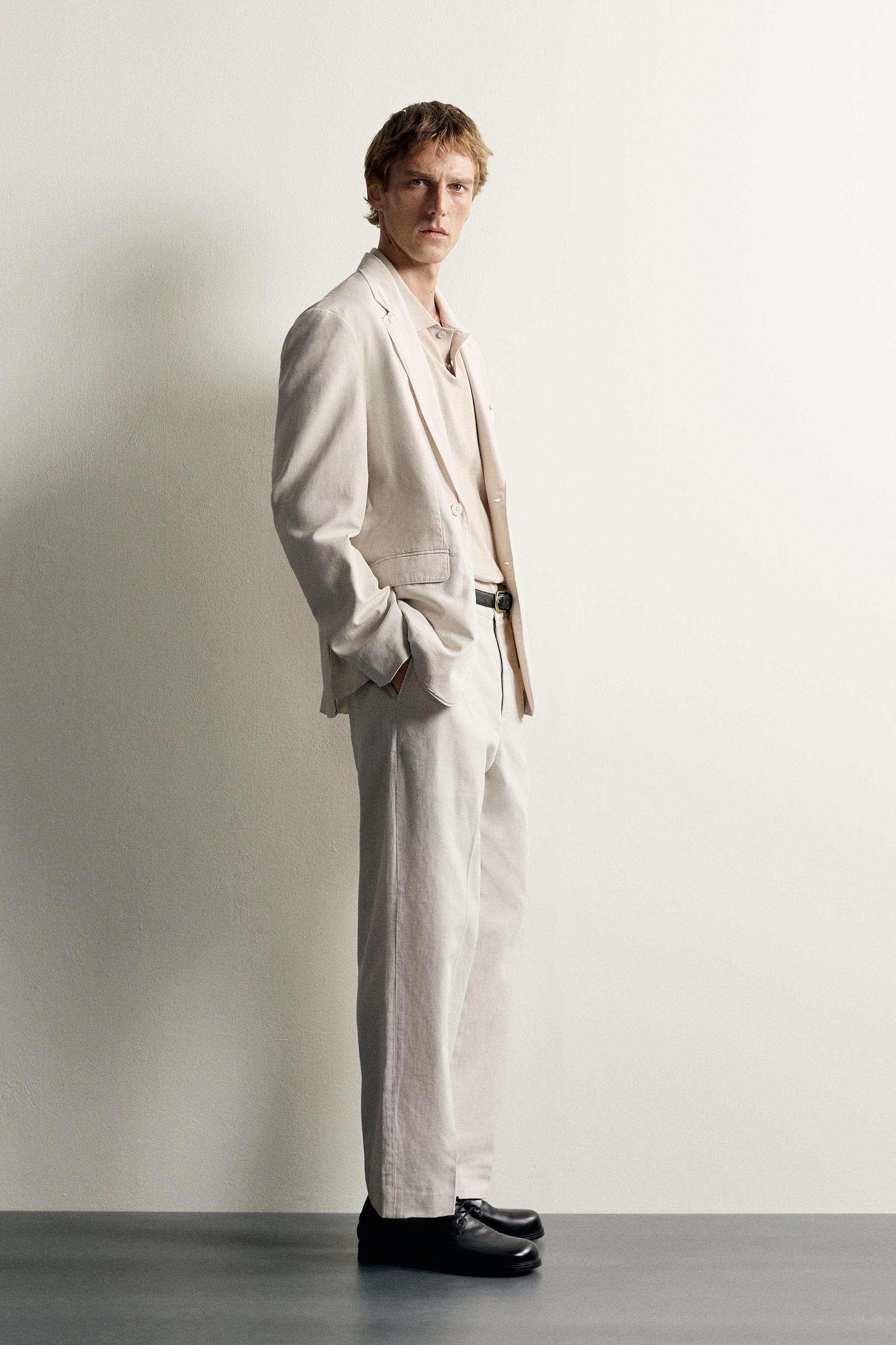 WASHED EFFECT RELAXED FIT BLAZER