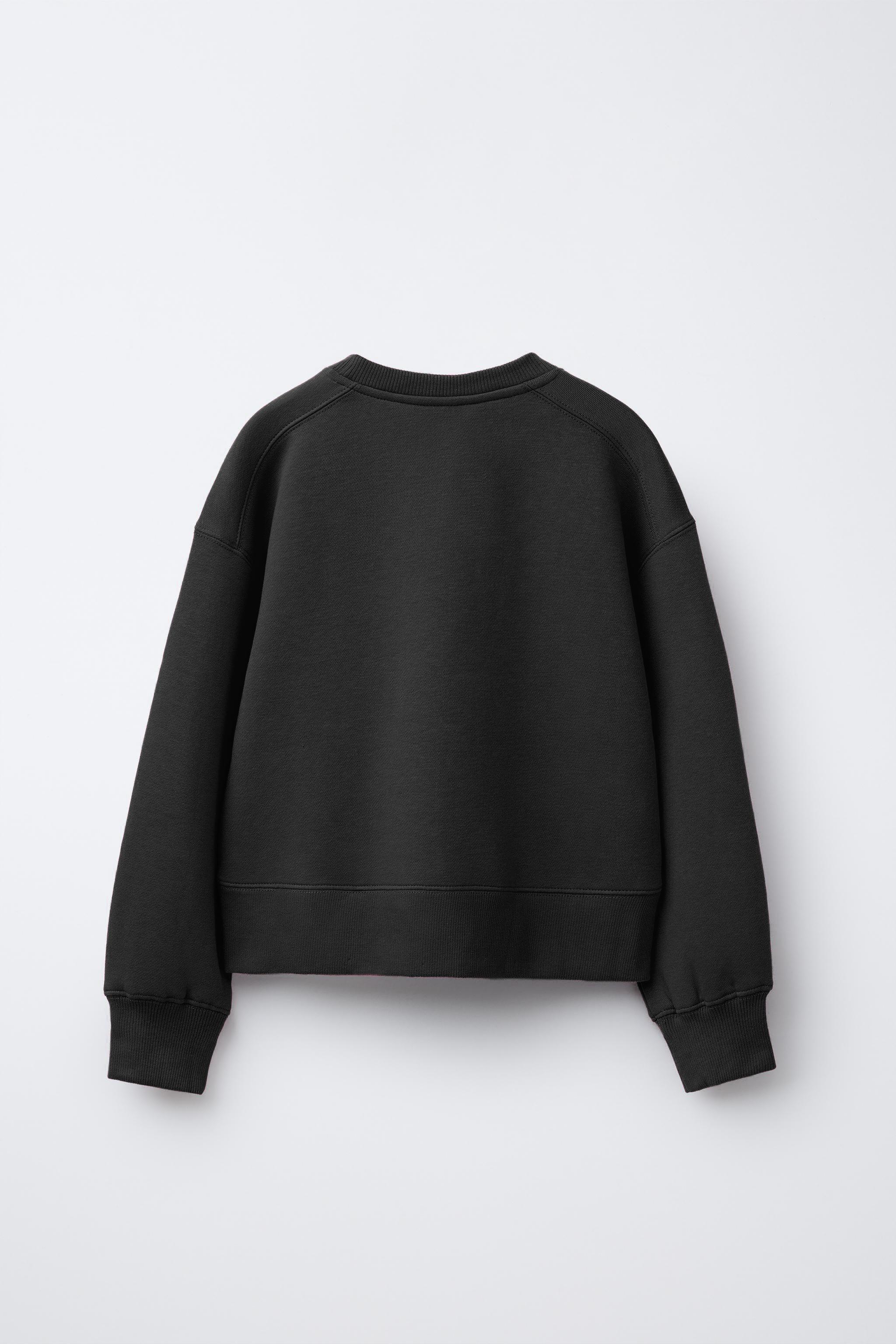 ZARA　タグ付き　新品　ソフト　Vネック　スウェットシャツ ZARA タグ付き新品 ソフト Vネック スウェットシャツ - メルカリ