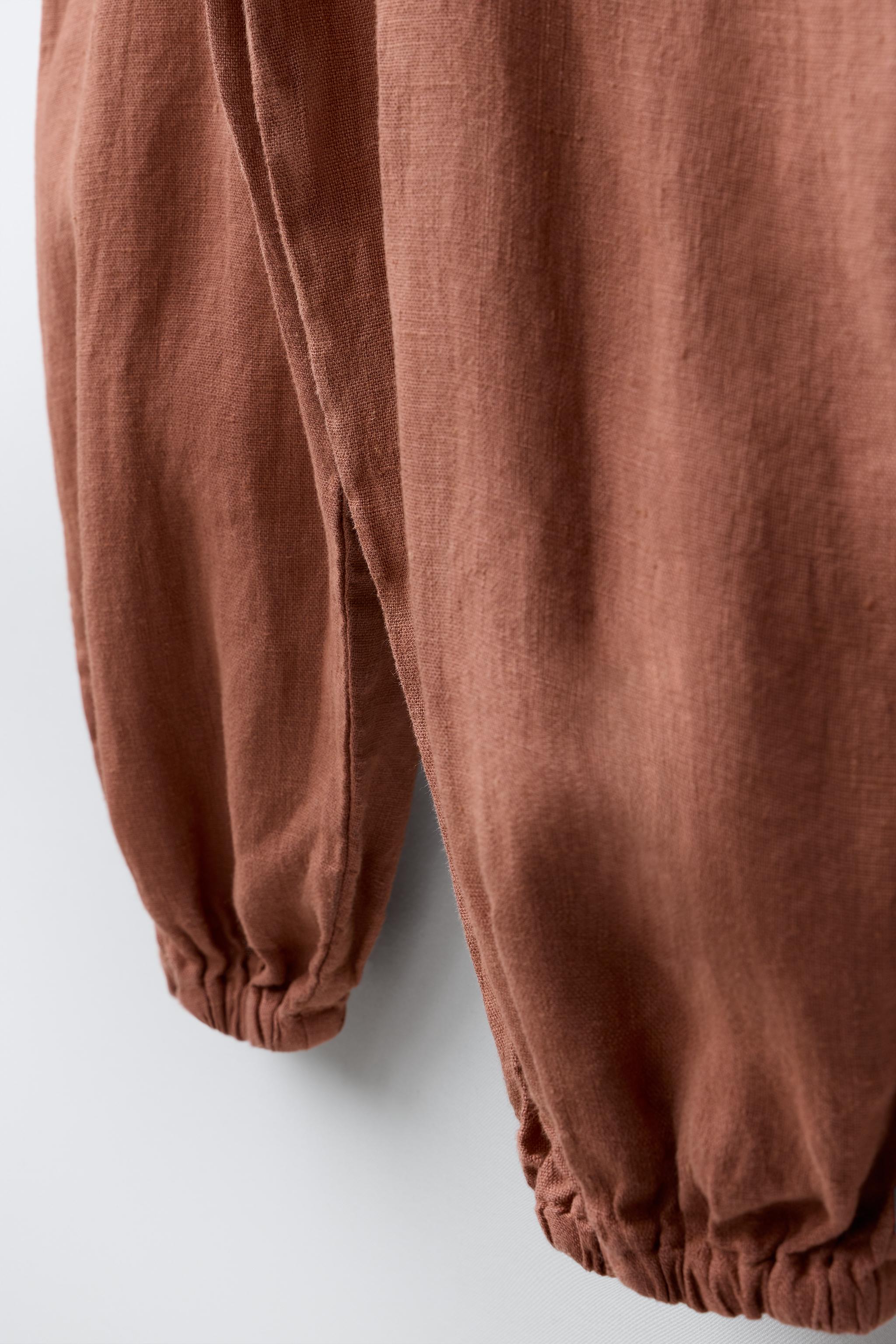 100% LINEN LONG JUMPSUIT
