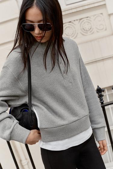 COMBINATION SWEATSHIRT — Gray marl 2