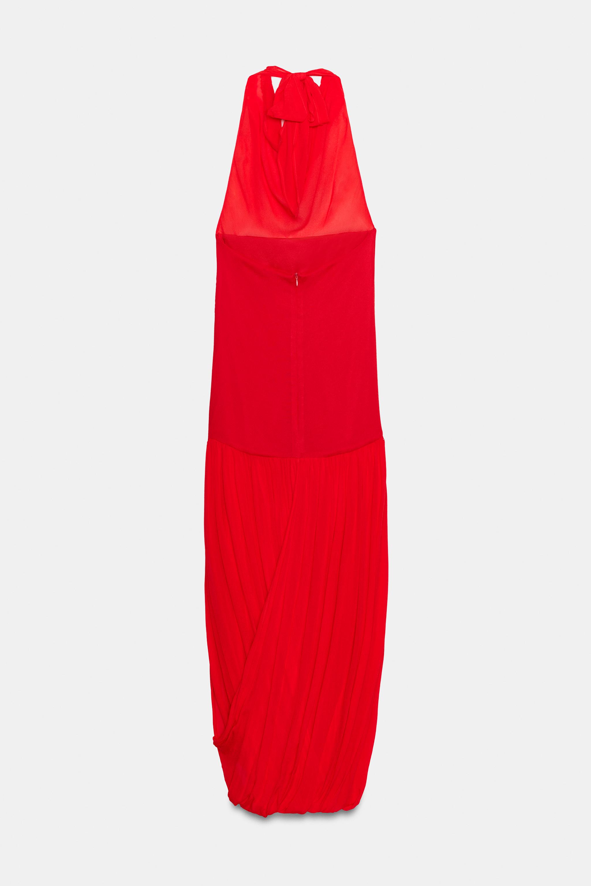 COMBINATION HALTER VOLUME DRESS