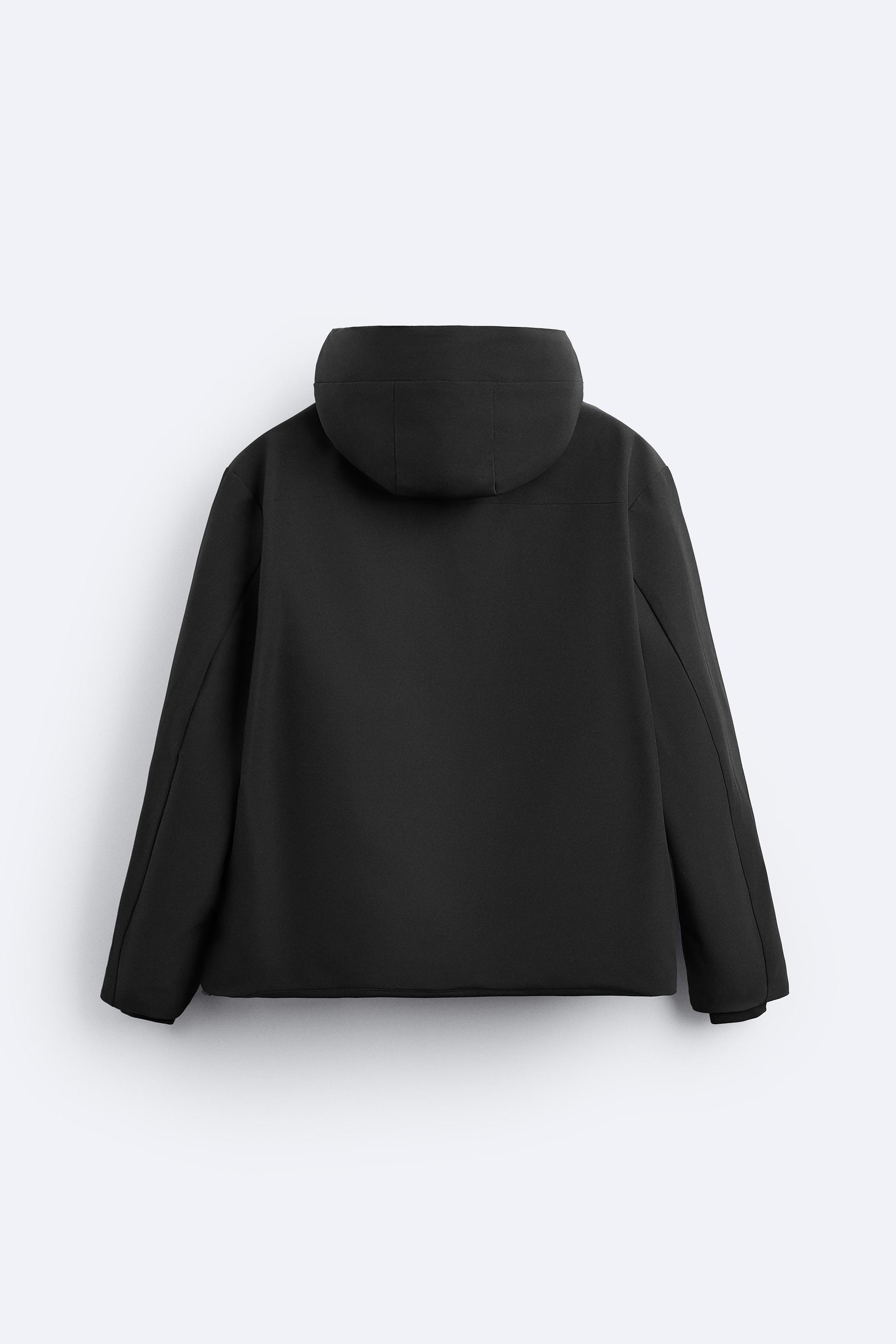 HOODED TECHNICAL JACKET - Oyster-white | ZARA United States