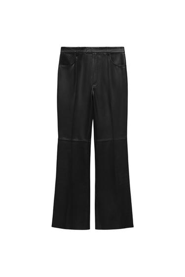 FLARED LEATHER TROUSERS - LIMITED EDITION