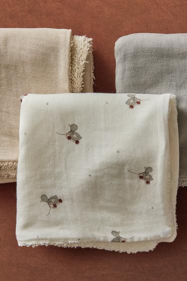 CHILDREN'S DUCKLING MINI TOWEL (PACK OF 3) - Oyster-white by Zara