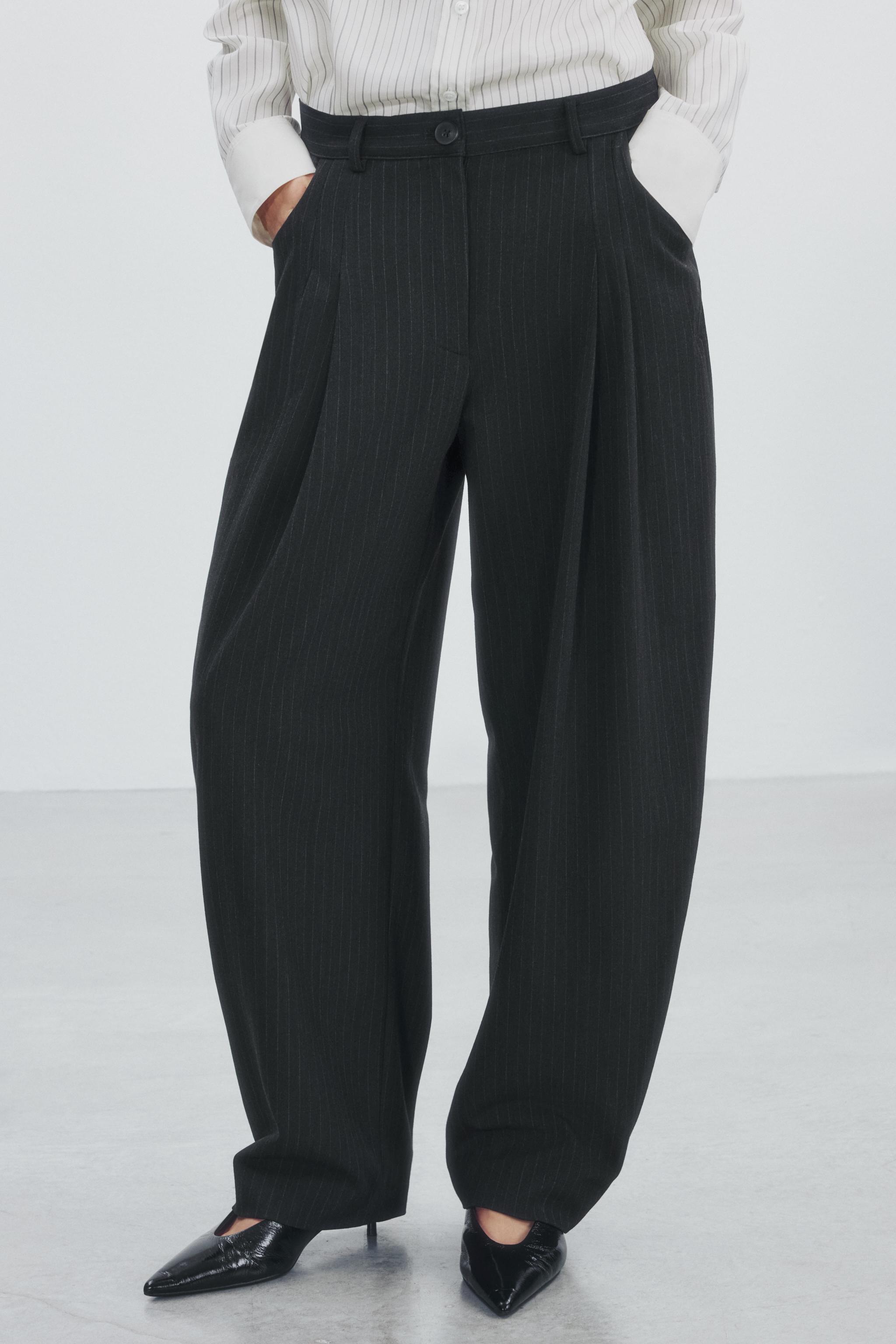 PANTALON BARREL RAYURES ZW COLLECTION