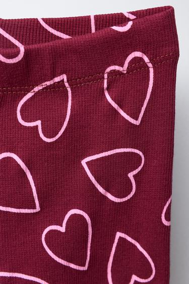 LILO & STITCH © DISNEY RIBBED JOGGING SWEATSHIRT AND LEGGINGS SET - Burgundy by Zara - Image 4