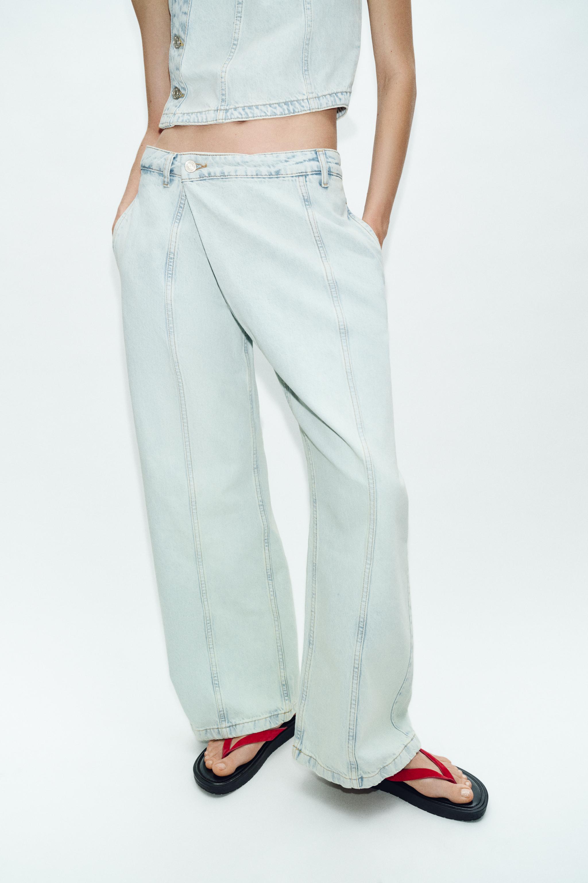 Z1975 LOW-RISE CROSSED JEANS