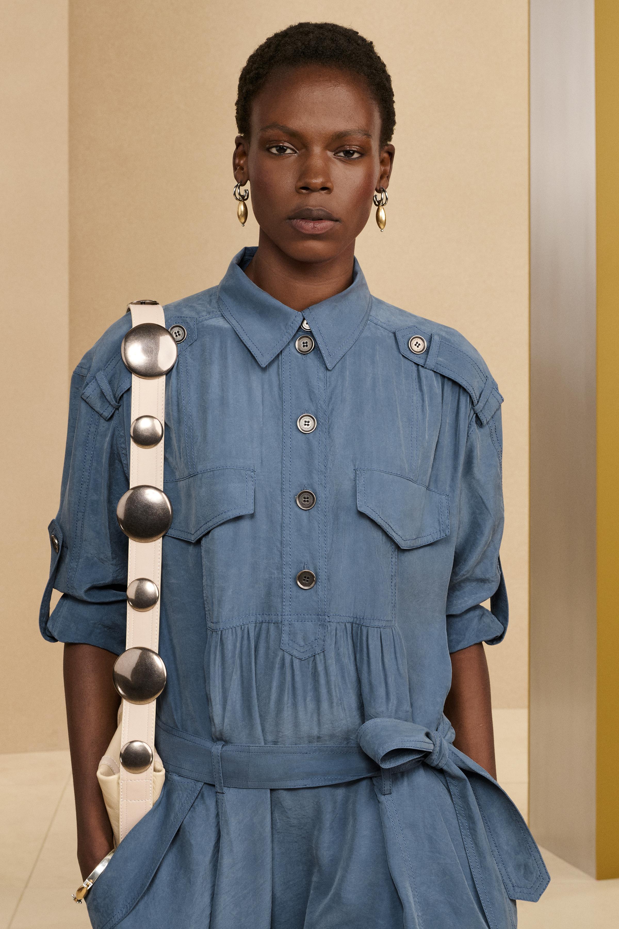 ワンピース ZARA SRPLS SHRT SLV DRSS 14 2692/201 SHRT SLV DRSS 14 - Blue / Gray | ZARA United States