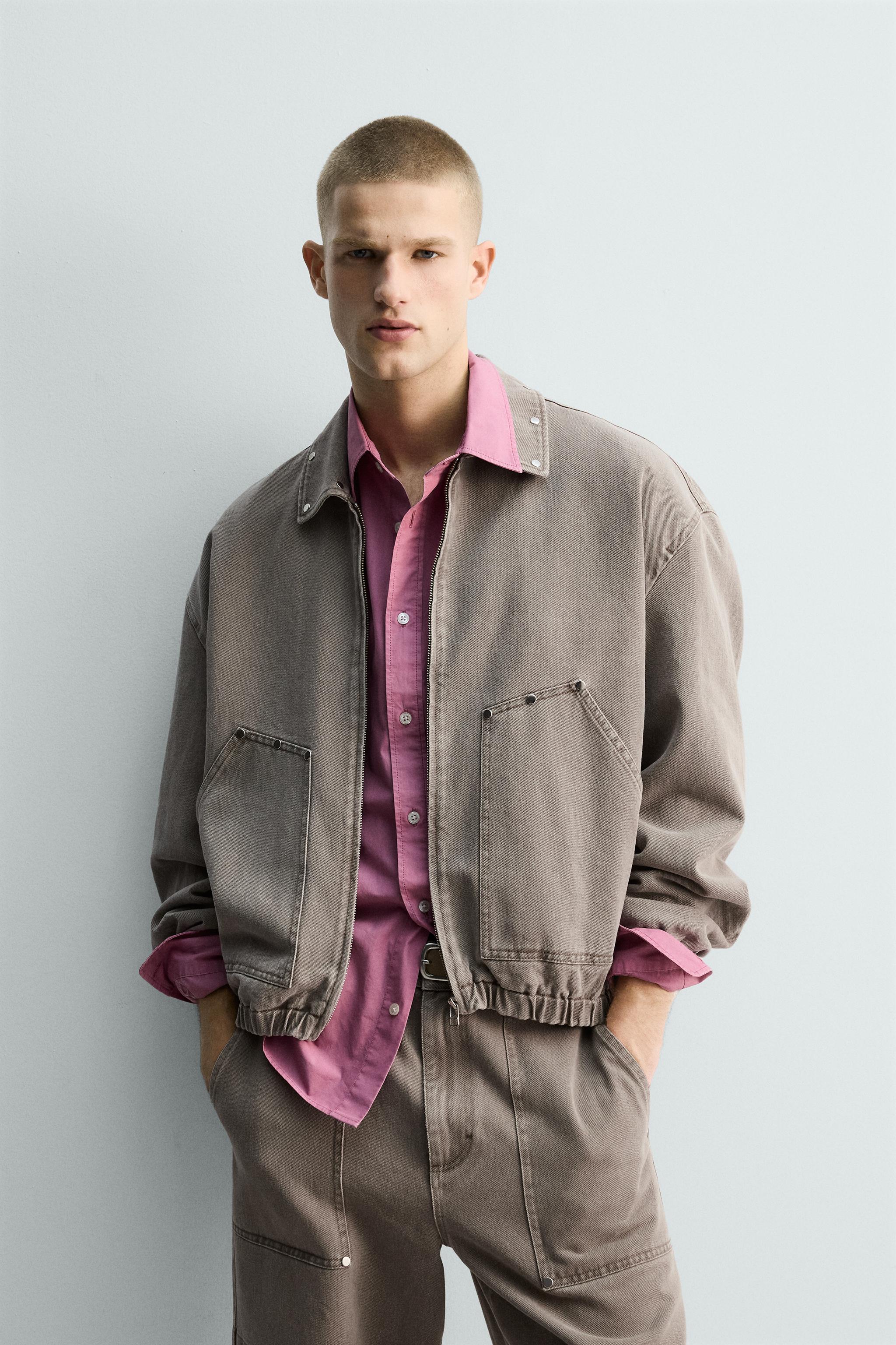 BLOUSON COUPE DÉCONTRACTÉE À CLOUS