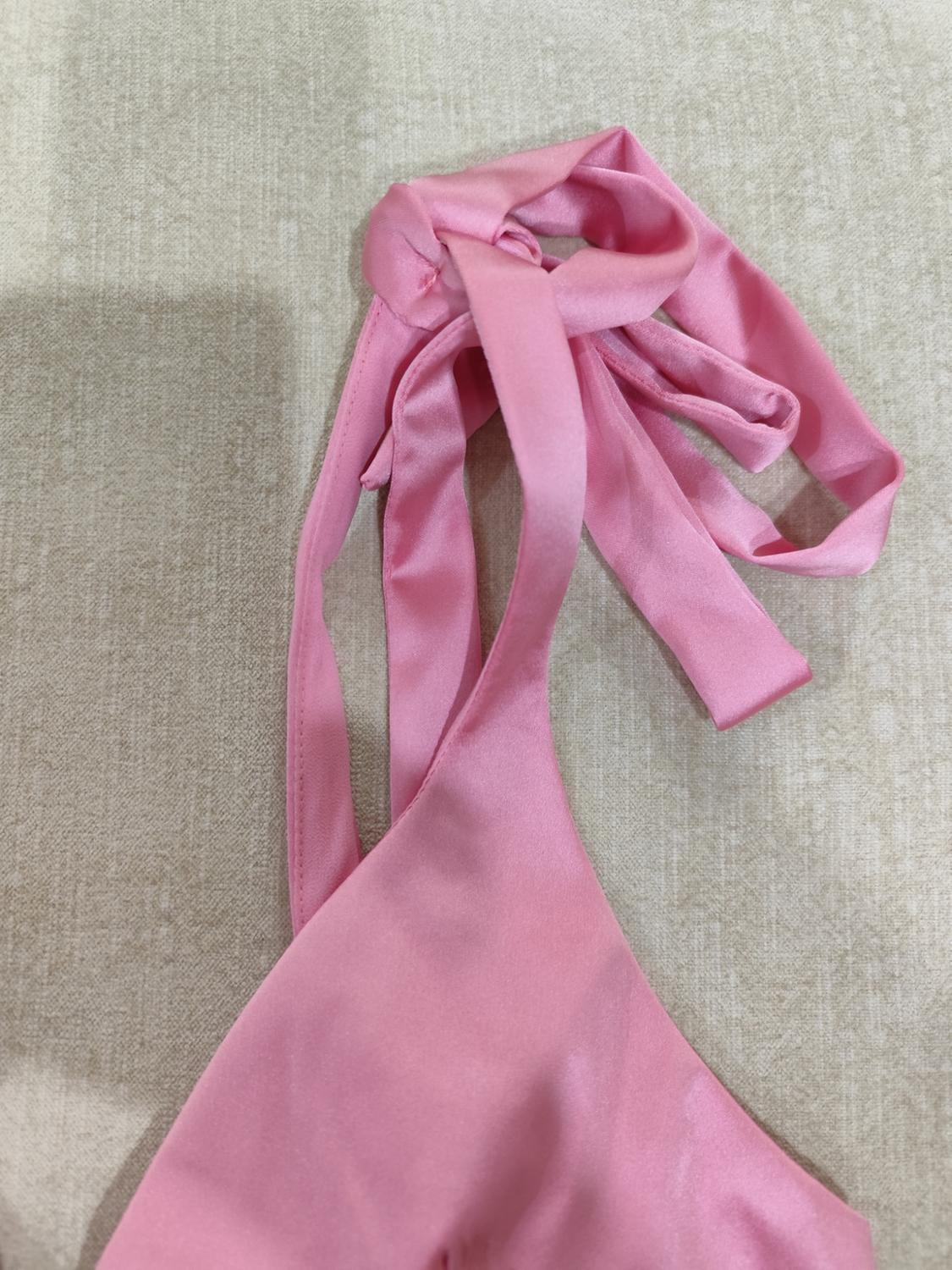 SATIN TOP WITH BOWS - Image 2