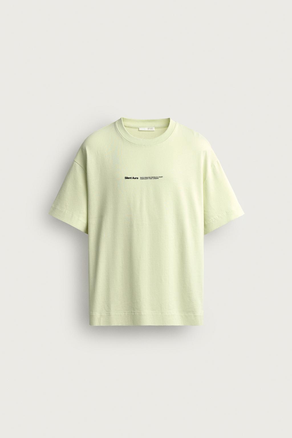 CONTRAST PRINT RELAXED FIT T-SHIRT