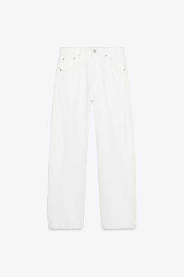 JEAN TRF CURVE TAILLE HAUTE - Blanc cassé de Zara - Image 6