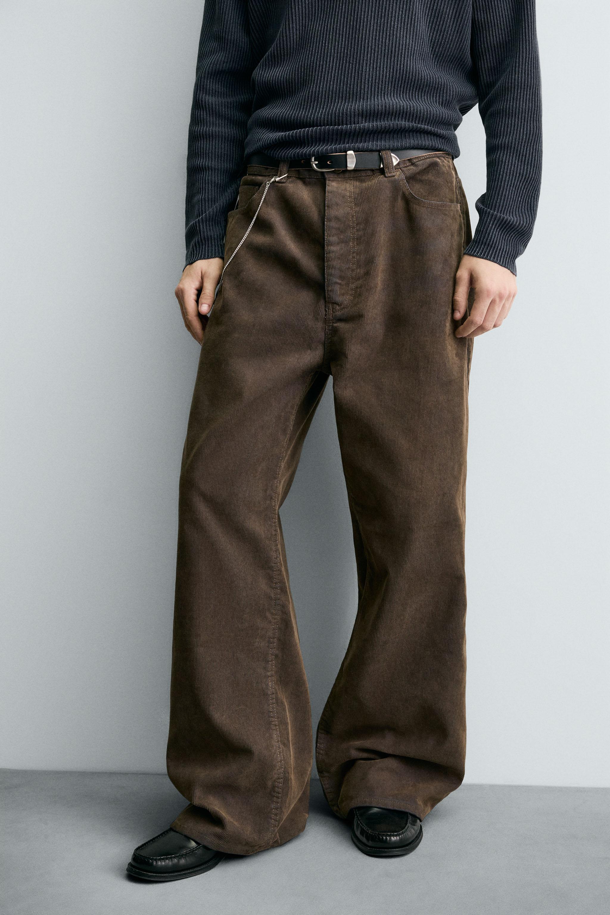 BAGGY FIT CORDUROY PANTS