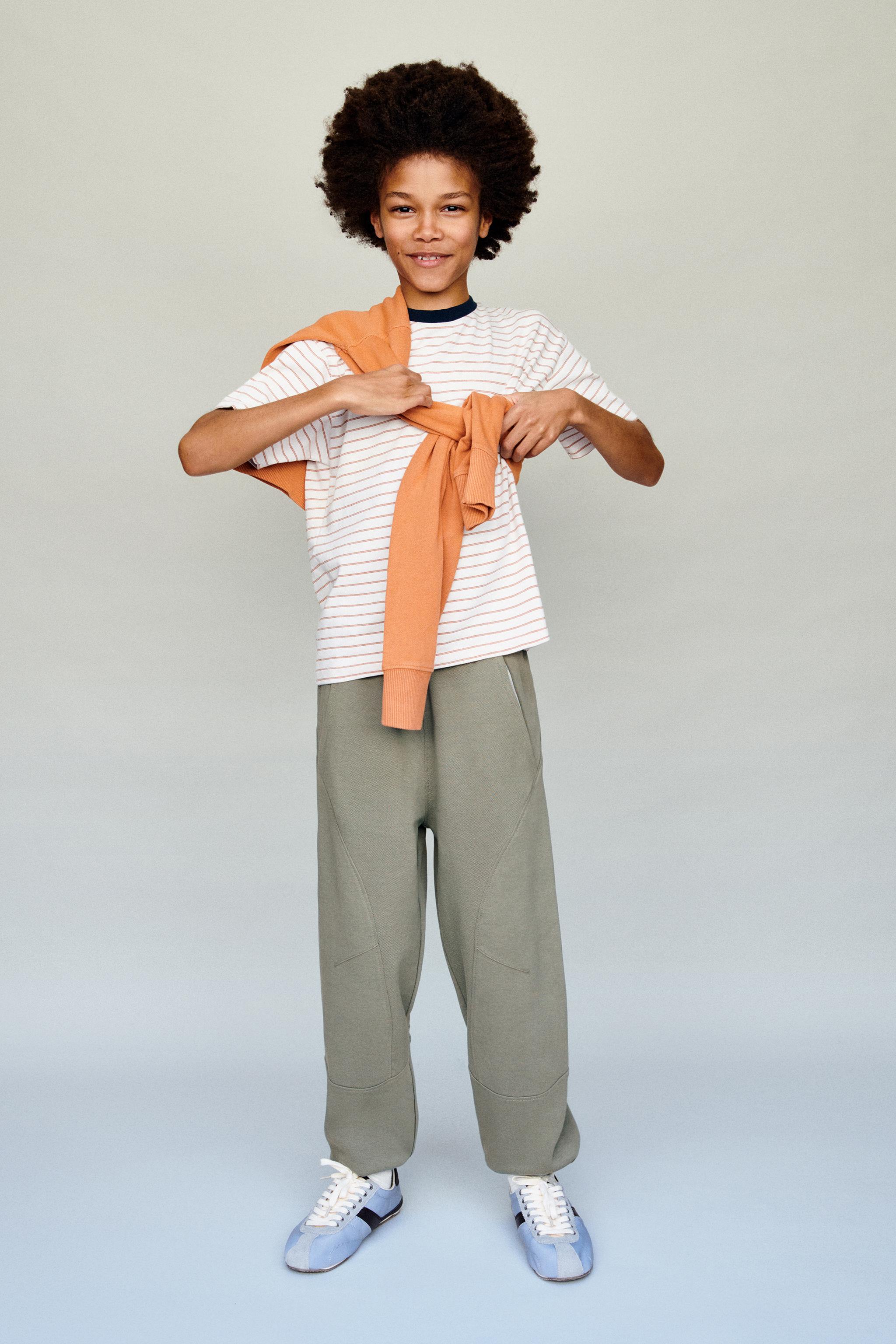 PANTALON BALLOON COMBINÉ PIQUÉ