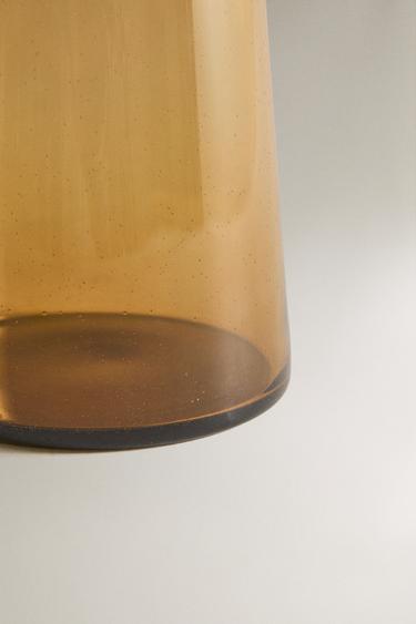 PICHET VERRE BULLES - Marron / Vert de Zara - Image 3