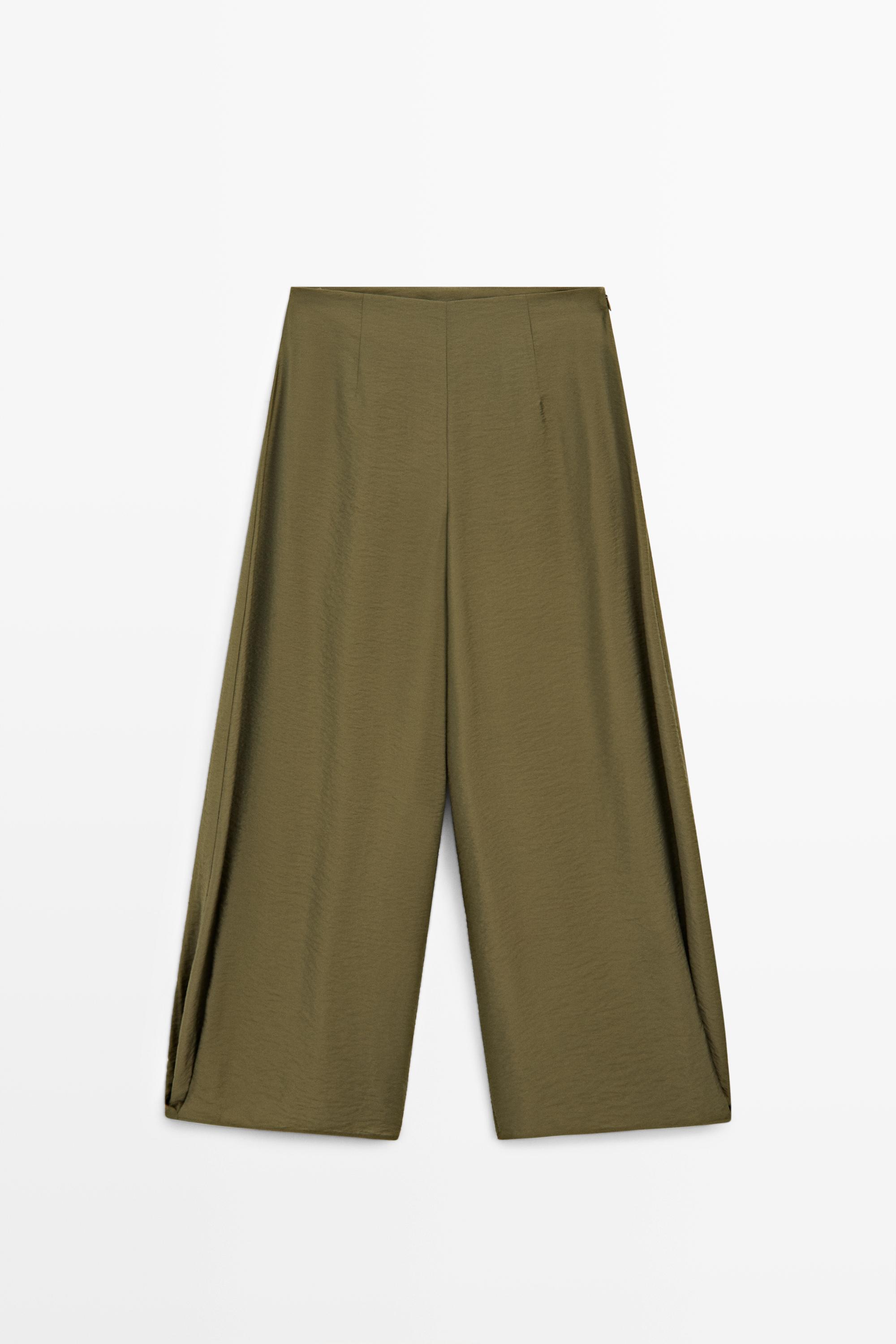 Pantalon large fluide total look