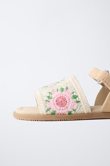 SANDALES CROCHET BAREFOOT - Multicolore de Zara - Image 3