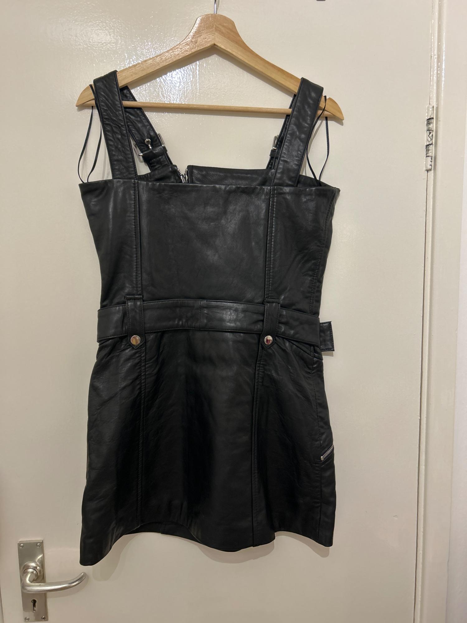 SHORT LEATHER DRESS - LIMITED EDITION
