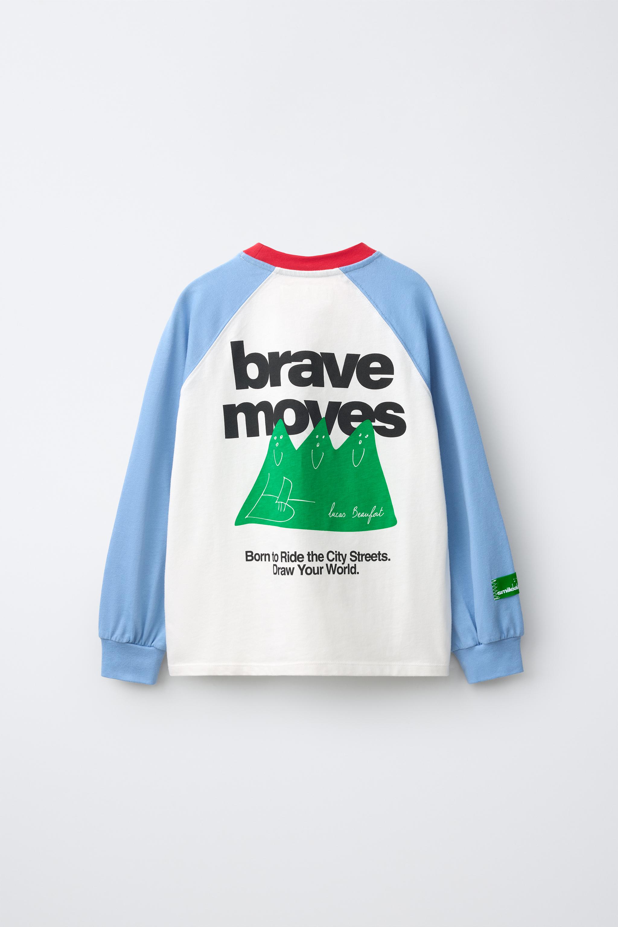 LUCAS BEAFORT © PRINTED RAGLAN SLEEVE T-SHIRT