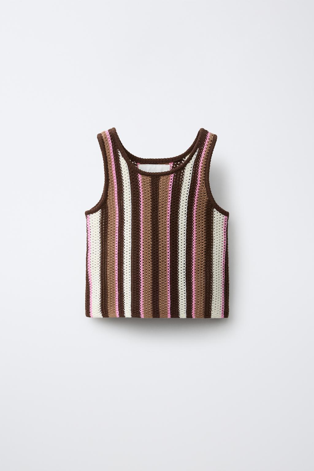 Zara Trikotaj top zolaqlı