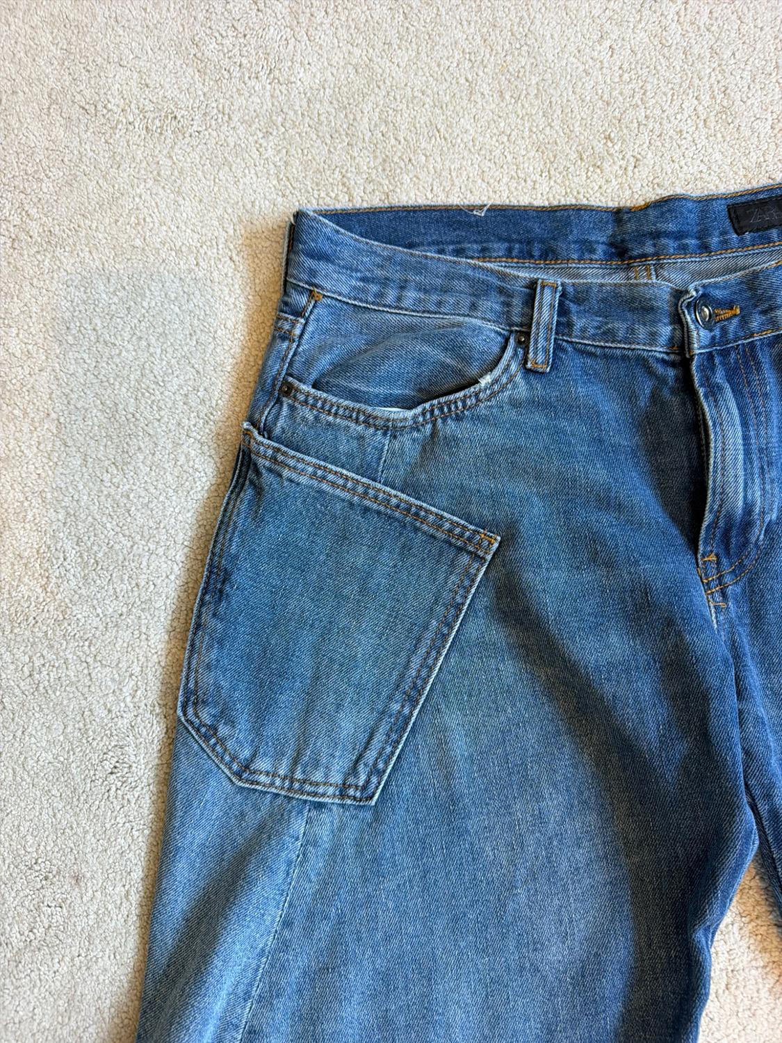 ZW COLLECTION LOW-RISE RELAXED JEANS - Image 2