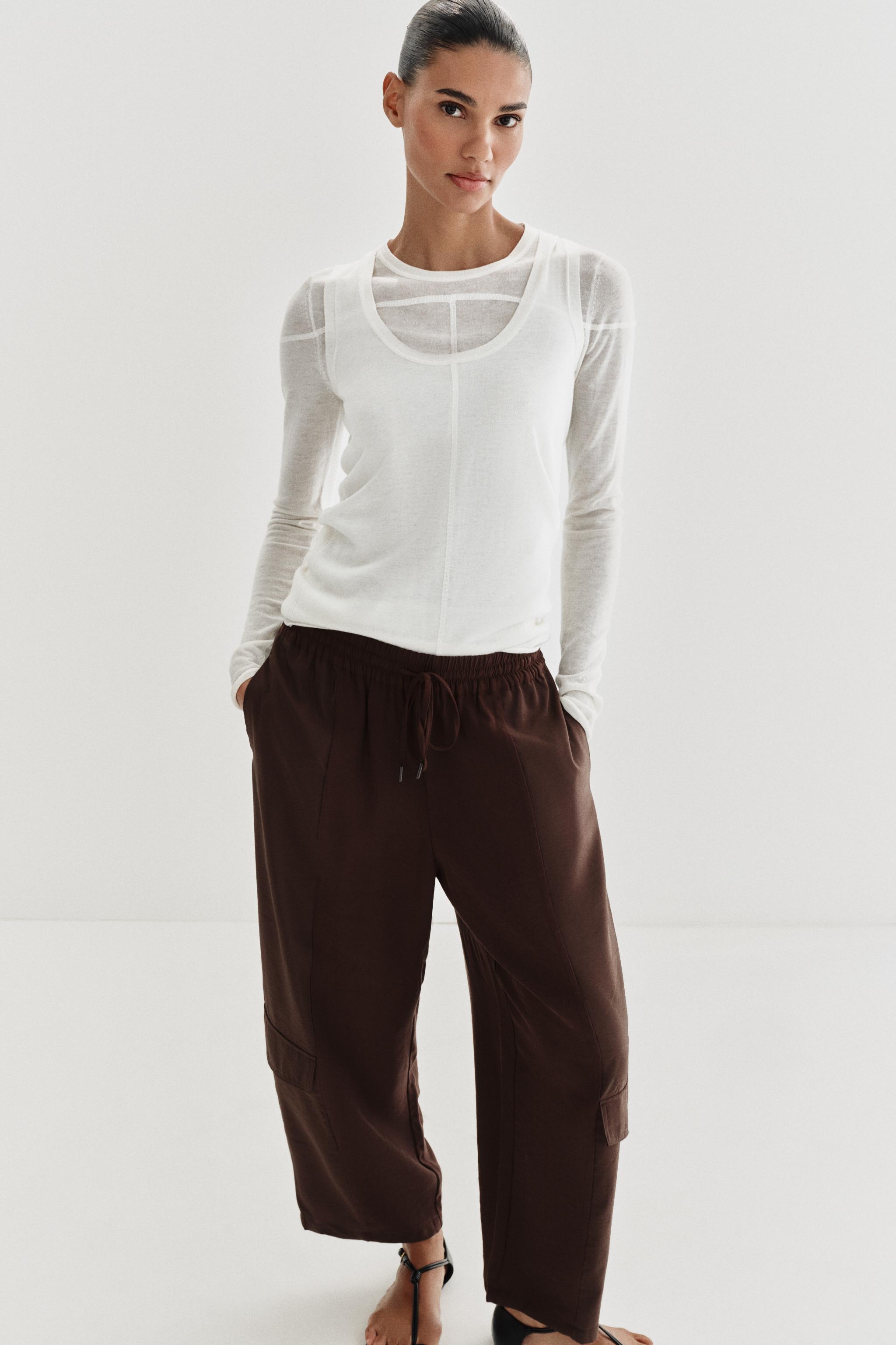 PANTALON BARREL BIMATIÈRE