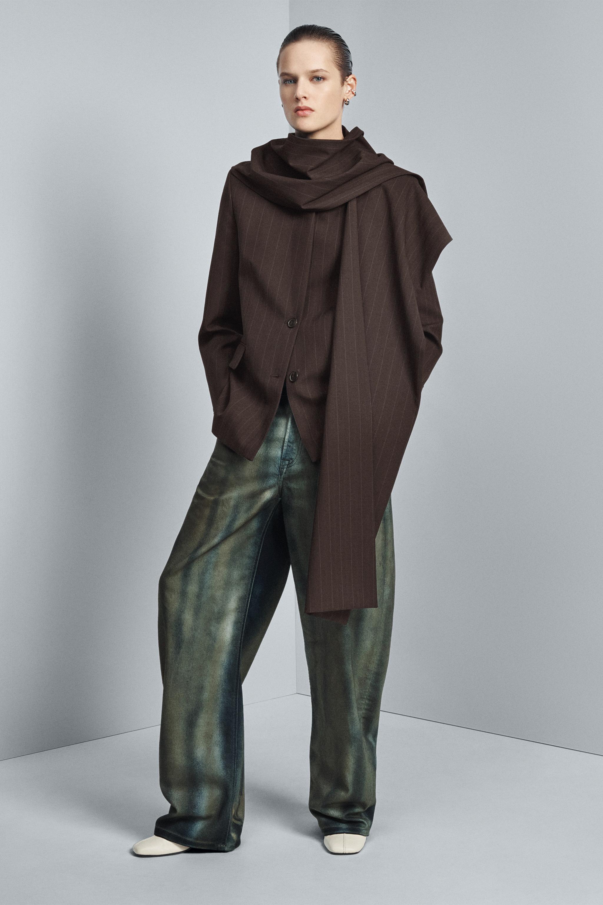 ZW COLLECTION MID-RISE BARREL LEG LIMITED EDITION JEANS