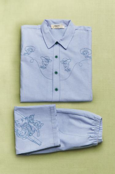 PYJAMA ENFANT FLANELLE TOY STORY ©DISNEY/PIXAR - Bleu clair de Zara - Image 5